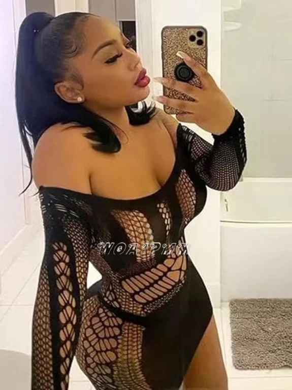 Sexy Fishnet Mini Dress Short Skirt Club Ladies 2024 Summer Bodycon Dress Evening Party Tight Mini Women Dress Lingeries