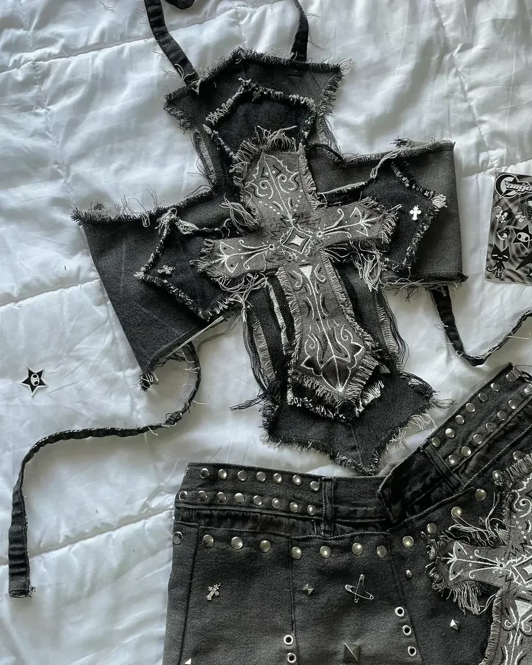 Y2K Knitted Splicing Short Skirt Two Piece Set Women Knitted Long Sleeved Sweater Cute Bow Mini Pleated Skirt Autumn Winter Suit - Image 14