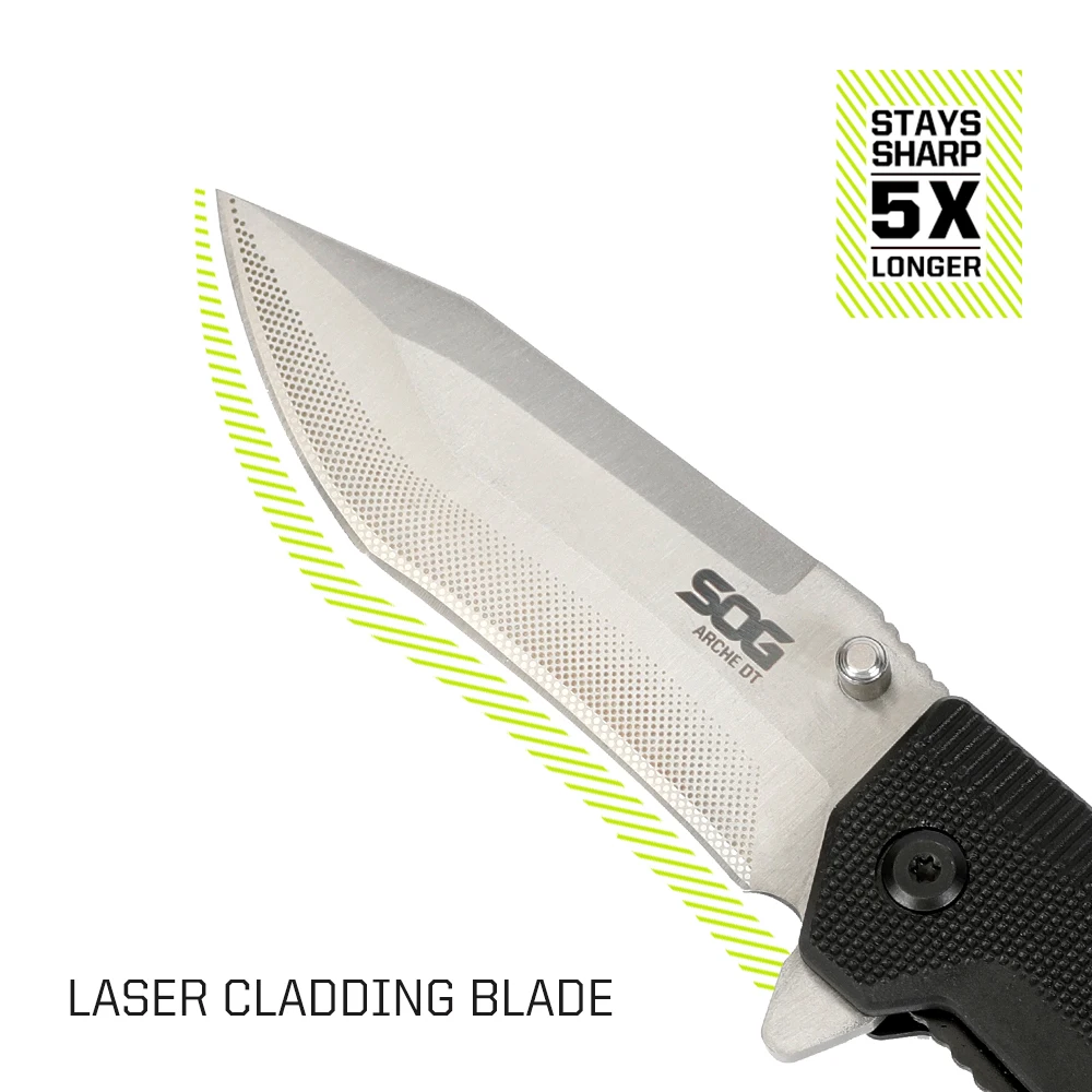 SOG Arche DT Portable EDC Folding Knife Pocket Sharp Blade Knives /w Pocket Clip Outdoor Camping Survival Knife Hand Tool Cutter - Image 3