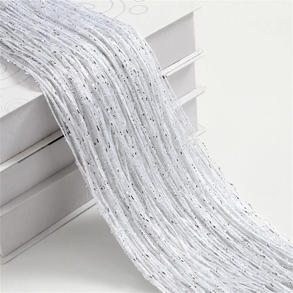 2M*1M String Curtain Panels Door Fly Screen Hanging Beaded Curtains Room Divider Net - Image 9