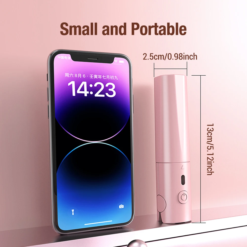 Multifunctional Hair Straightener Must-have Portable Small Curling Machine Splint Cuticle Protecting Damage Reducing USB Plug - Image 4