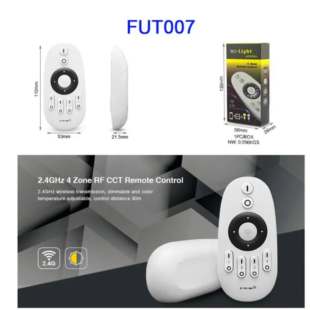 Hot Miboxer 2.4G Led Bulb MR16 GU10 E14 E27 Led Light 4W 5W 6W 9W 12W CCT RGB+CCT Wireless Wifi Remote Control LED Spotlight - Image 6