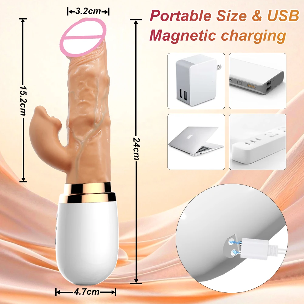 Realistic Thrusting Dildo Vibrator Remote Control G Spot Stimulator Suction Cup Vagina Orgasm Mastrubator Sex Toy for Women - Image 6