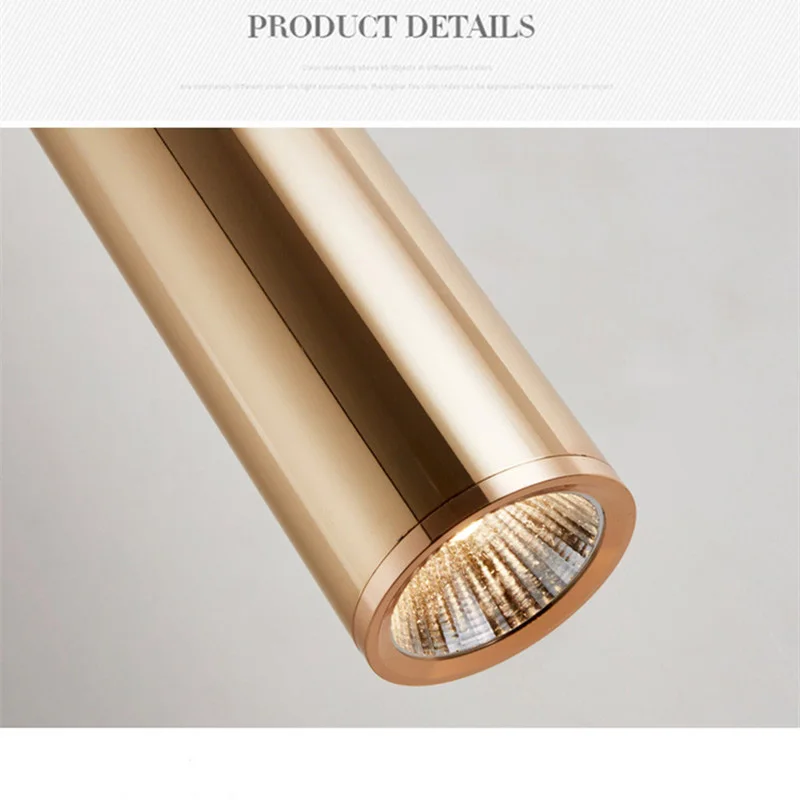 Dimmable LED Pendant Light Long Tube Lamp 5/7/10/12W For Kitchen Island Dining Room Shop Bar Decor Cylinder Pipe Hanging Lights - Image 3