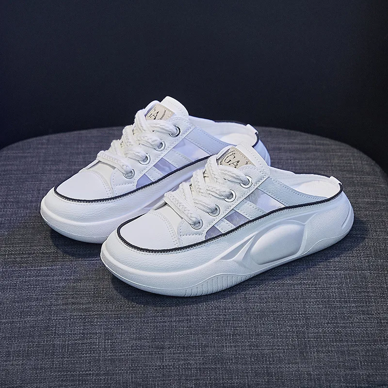 New Women's Shoes Fashion Hollow Out Breathable Thick Sole Lightweight Casual Slippers Shoes for Women Zapatos De Mujer 2023 - Image 3