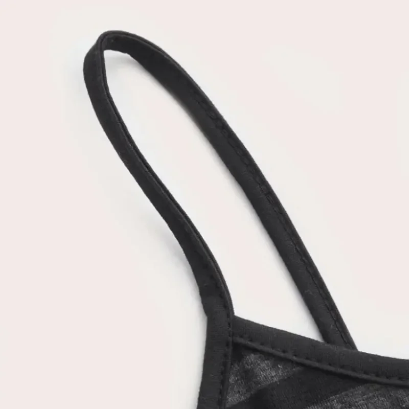 2025 Women's Summer Y2K Goth Punk Crop Top - Striped Button Sleeveless   High Street Fashion Streetwear - Image 5