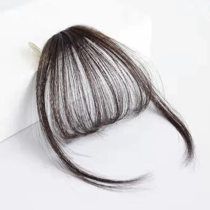 Fake Air Bangs Hair Clip-In Extension Synthetic Hair Fake Fringe Natural False Hairpiece Women Clip in Bangs Hair Styling Tools - Image 14