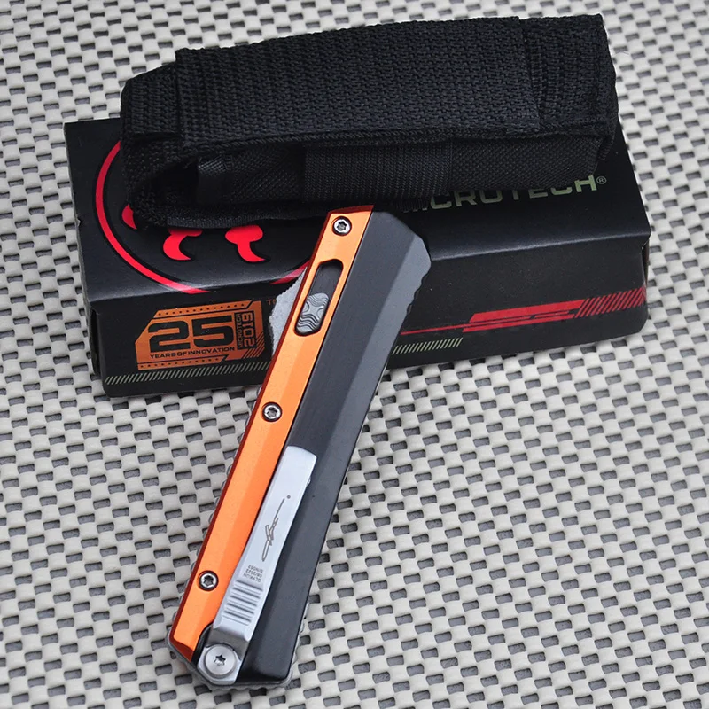 Micro OTF VERSION GK SERIES Glykon Tech Pocket Knives M390 Blade Outdoor Camping Self Defense Zinc Alloy Handle Utility EDC Tool - Image 8