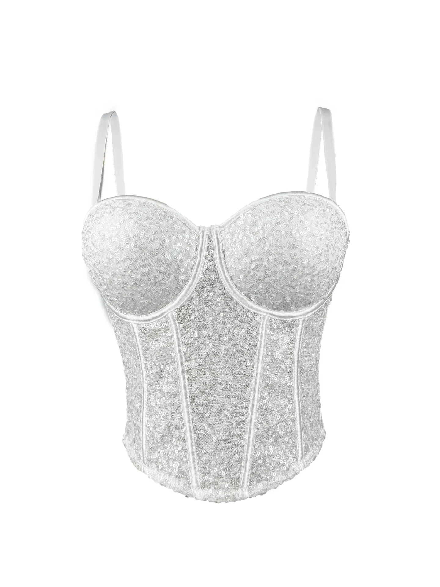 Fashion Clothes Sequin Sexy T-shirts T Shirt Hotsweet Y2k Top Tank Top Women Clothing Camis Tees Party Club Stage Show Corset - Image 10