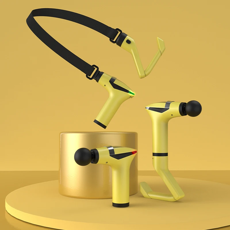 Electric Massager Multifunctional Muscle Relaxation Long-handle Massage Remission  Tissue Percussion Body Electric Massage Gun - Image 7