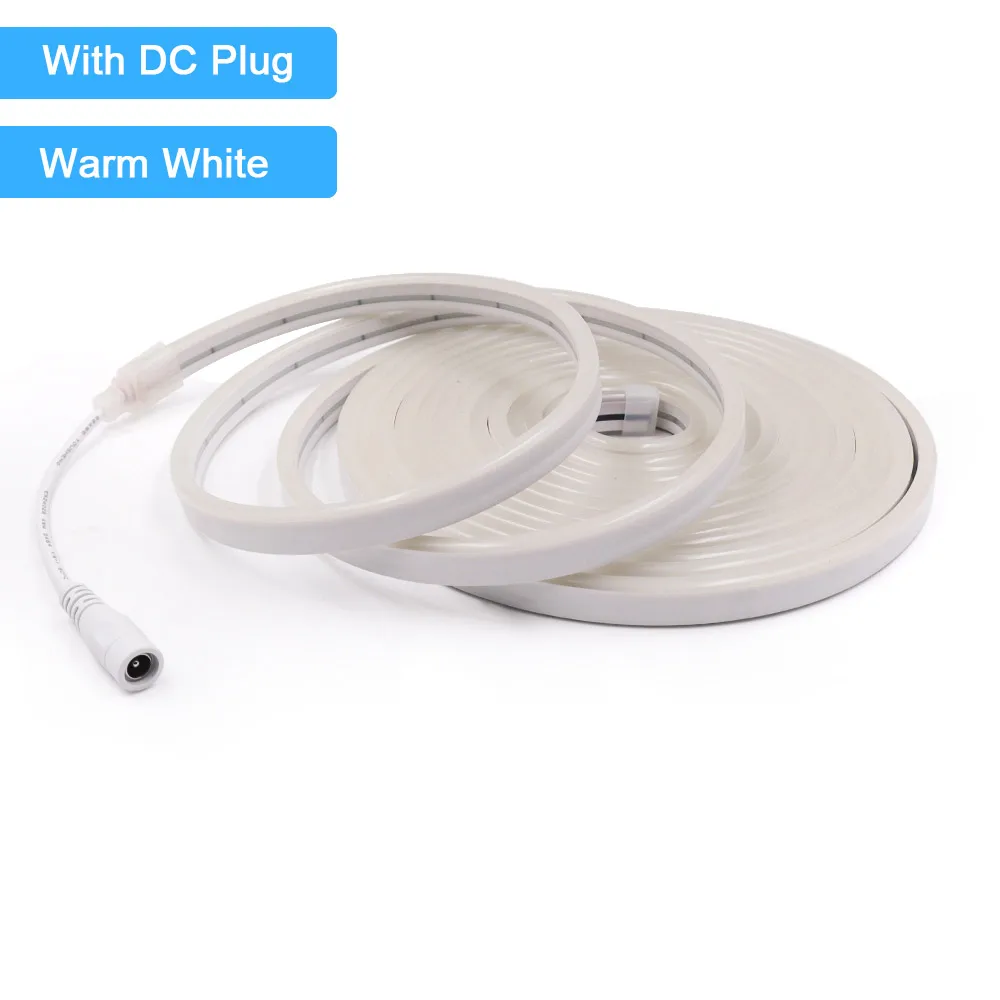 12V 24V LED Neon Light Strip Waterproof Neon Sign 6X12mm Silicone Rope Lights Flexible Lamp Decoration with DC Plug/2pin Wire - Image 17