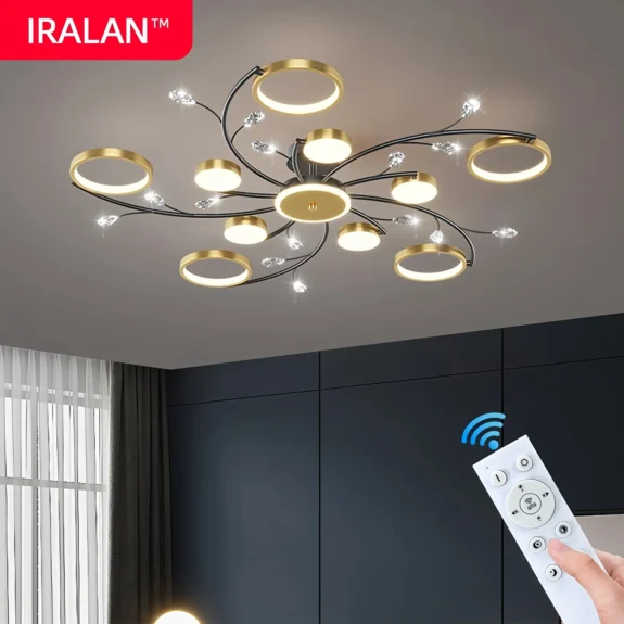 Nordic Ceiling Lamp with Remote Control Ceiling Pendant Lamp Dimming LED Decoration Living Room Bedroom Home Decor Lamps