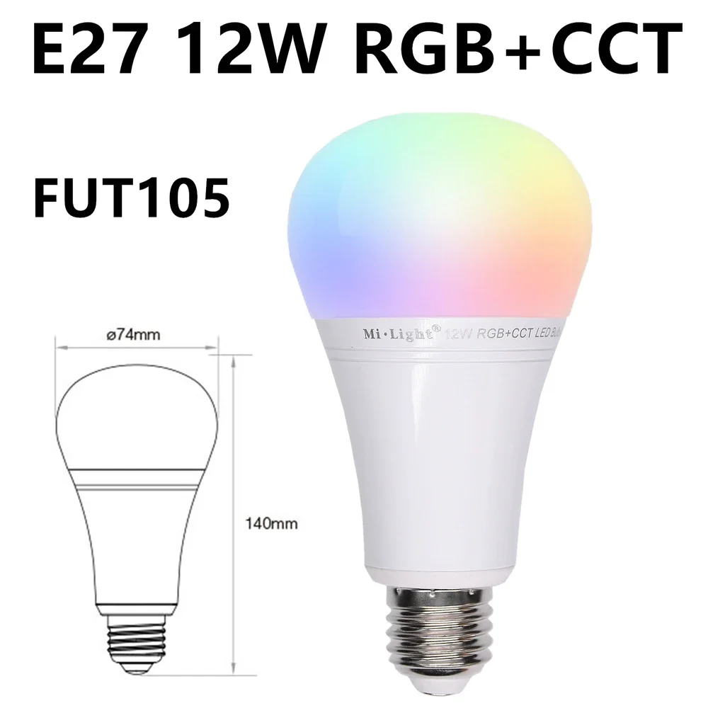 Hot Miboxer 2.4G Led Bulb MR16 GU10 E14 E27 Led Light 4W 5W 6W 9W 12W CCT RGB+CCT Wireless Wifi Remote Control LED Spotlight - Image 13