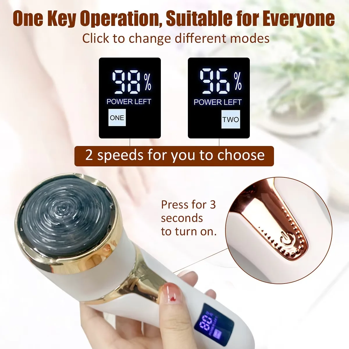 Pedicure Machine Callus Remover Pedicure Tools Professional Foot Dead Skin Remover Foot Grinder Electric Foot Grinder Elec - Image 4