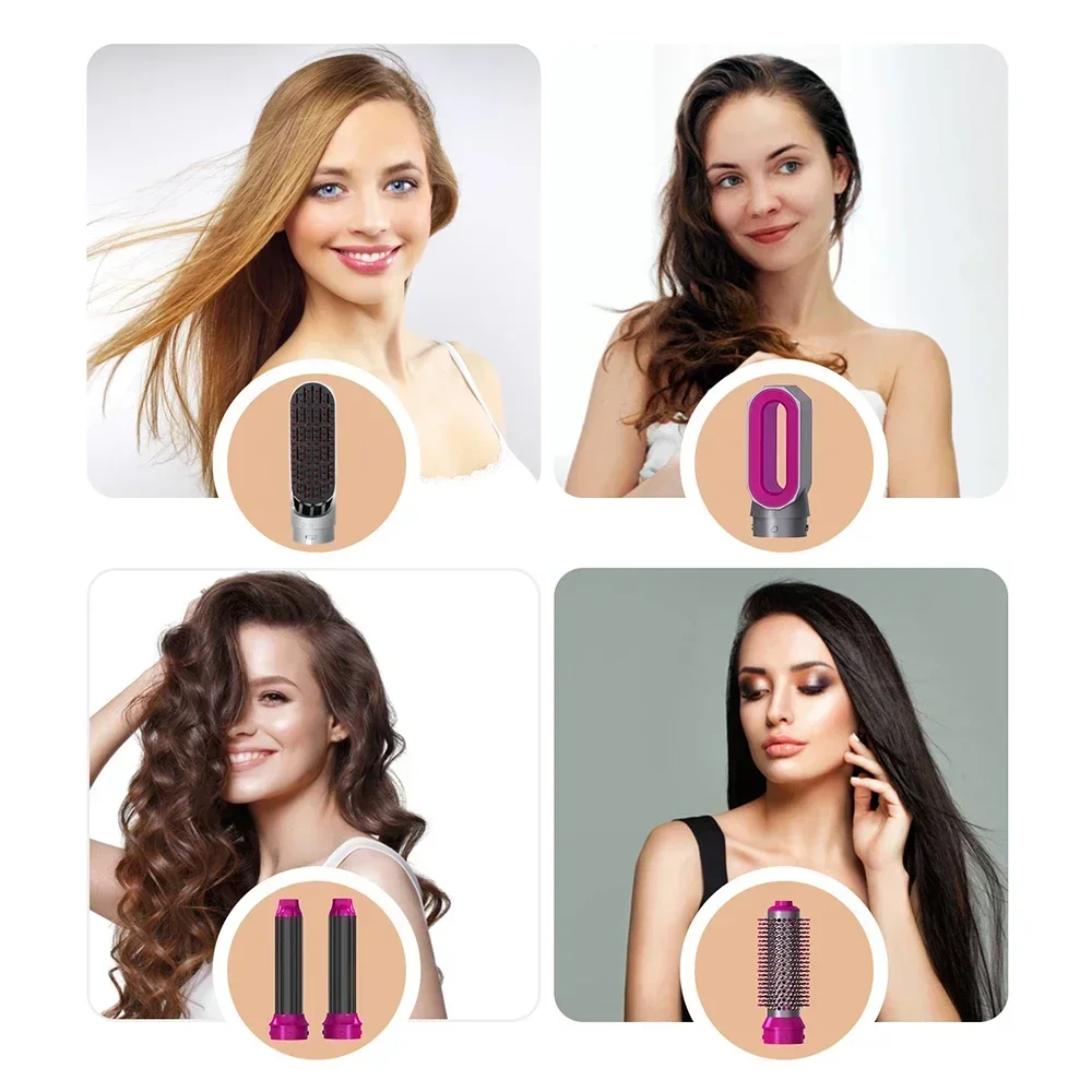 5 in 1 Hairdryer Multi-function hair straightener Curling iron Curling iron with brush Hot air comb styling set Styling tools - Image 4