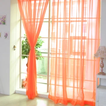 Tulle Curtains For The Kitchen Living Room Solid Sheer Curtains Tulle On The Windows Drapes Window Screen Dropshipping - Image 10
