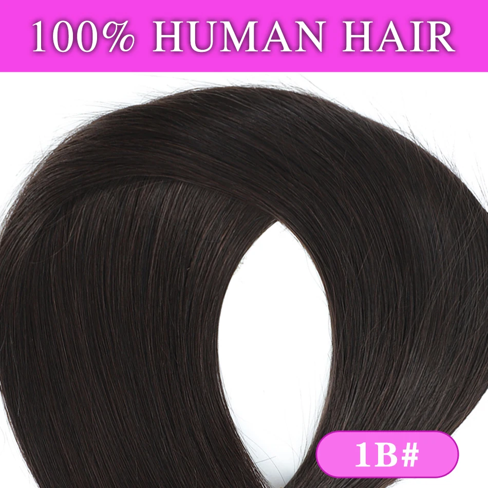Pre Bonded V Tip Hair Extensions Human Hair Keratin Hair Extensions   12-26 Inch 100 Strand 100% Real Remy Hair Silky Straight - Image 7