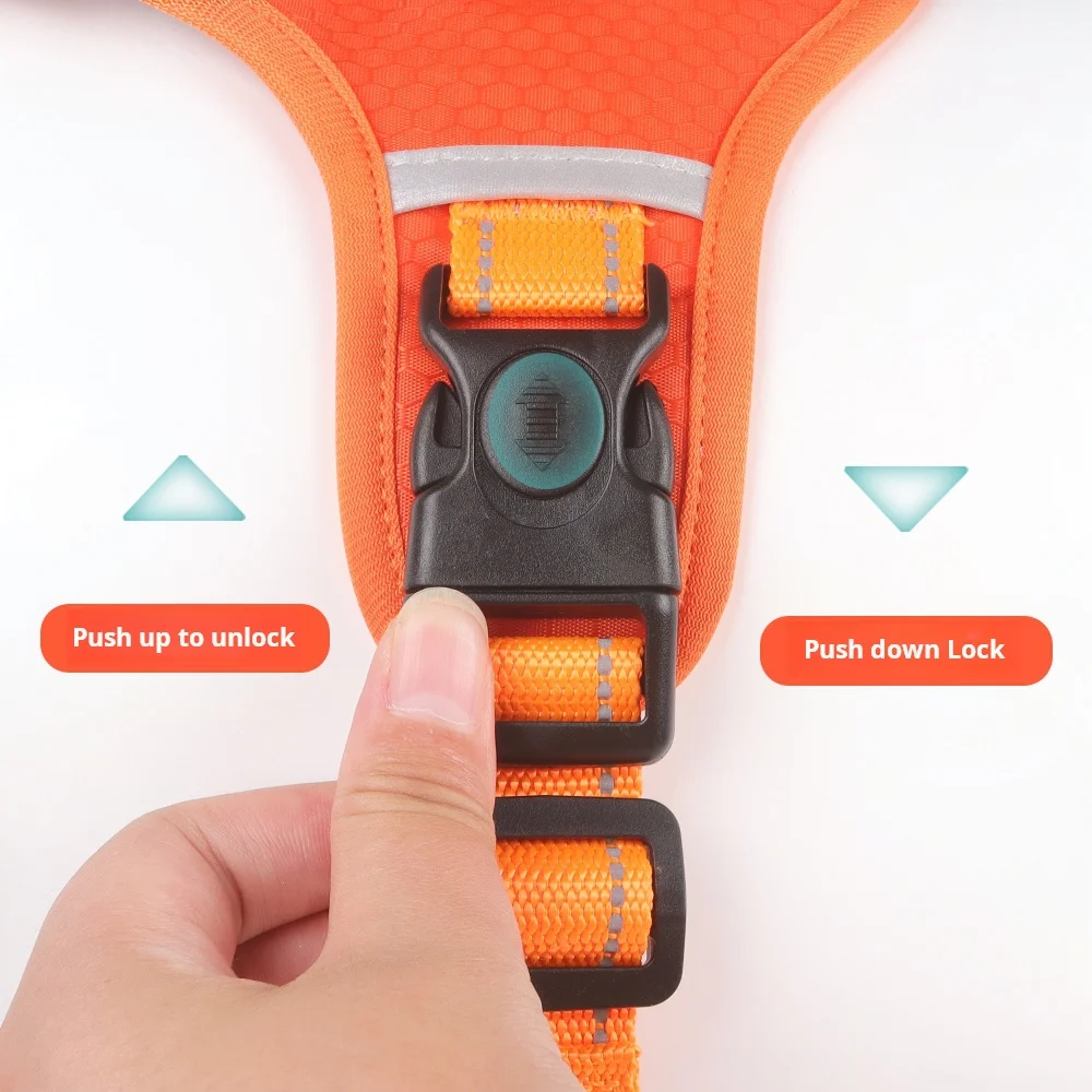 Anti Choke Dog Harness  Comfortable, Durable, Adjustable with Easy Control Handle for Large Dogs - Image 5