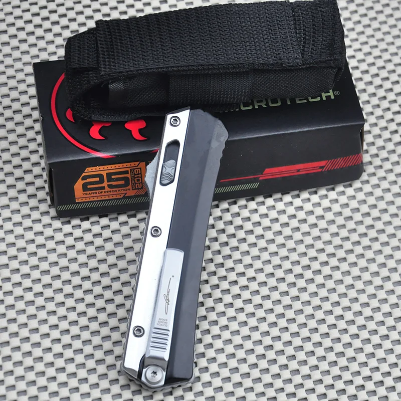 Micro OTF VERSION GK SERIES Glykon Tech Pocket Knives M390 Blade Outdoor Camping Self Defense Zinc Alloy Handle Utility EDC Tool - Image 7