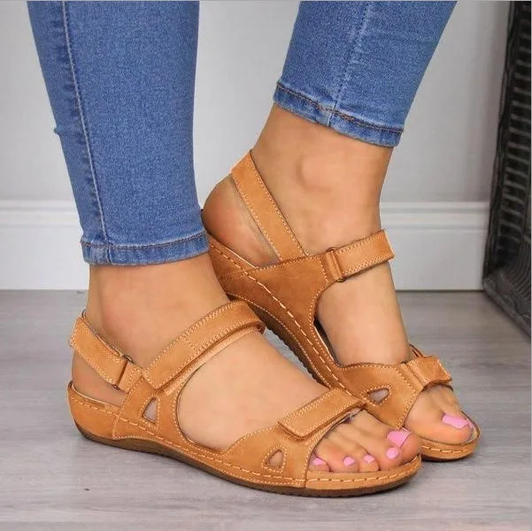 2025 NEW Sandals  Women Summer Open Toe Comfy Super Soft Premium Orthopedic Low Heels Walking Sandals Fashion Sandals - Image 8