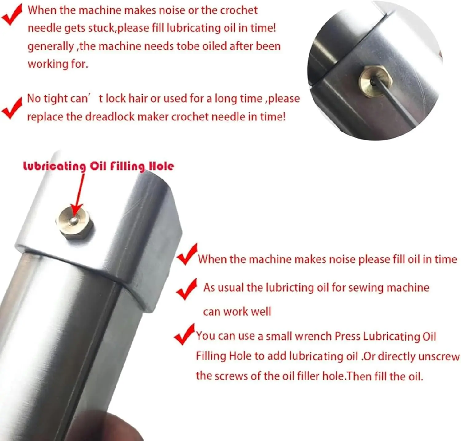 Braiding Machine,Dreadlock Machine,Automatic Hair Curling Machine with 6 Heads,Suitable for DIY Your Own Braided Hair Extensions - Image 6