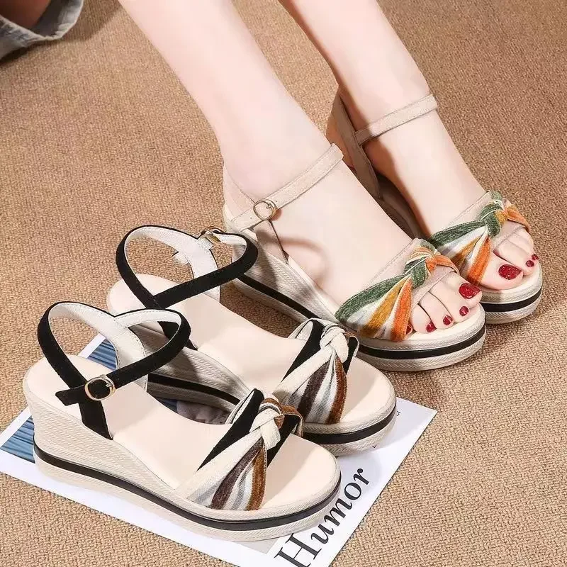 High Heels Pumps Sandals for Women Heeled Fashion Woman Shoes Outdoor Summer 2024 Comfortable Luxury Casual Asian Size Offers - Image 6