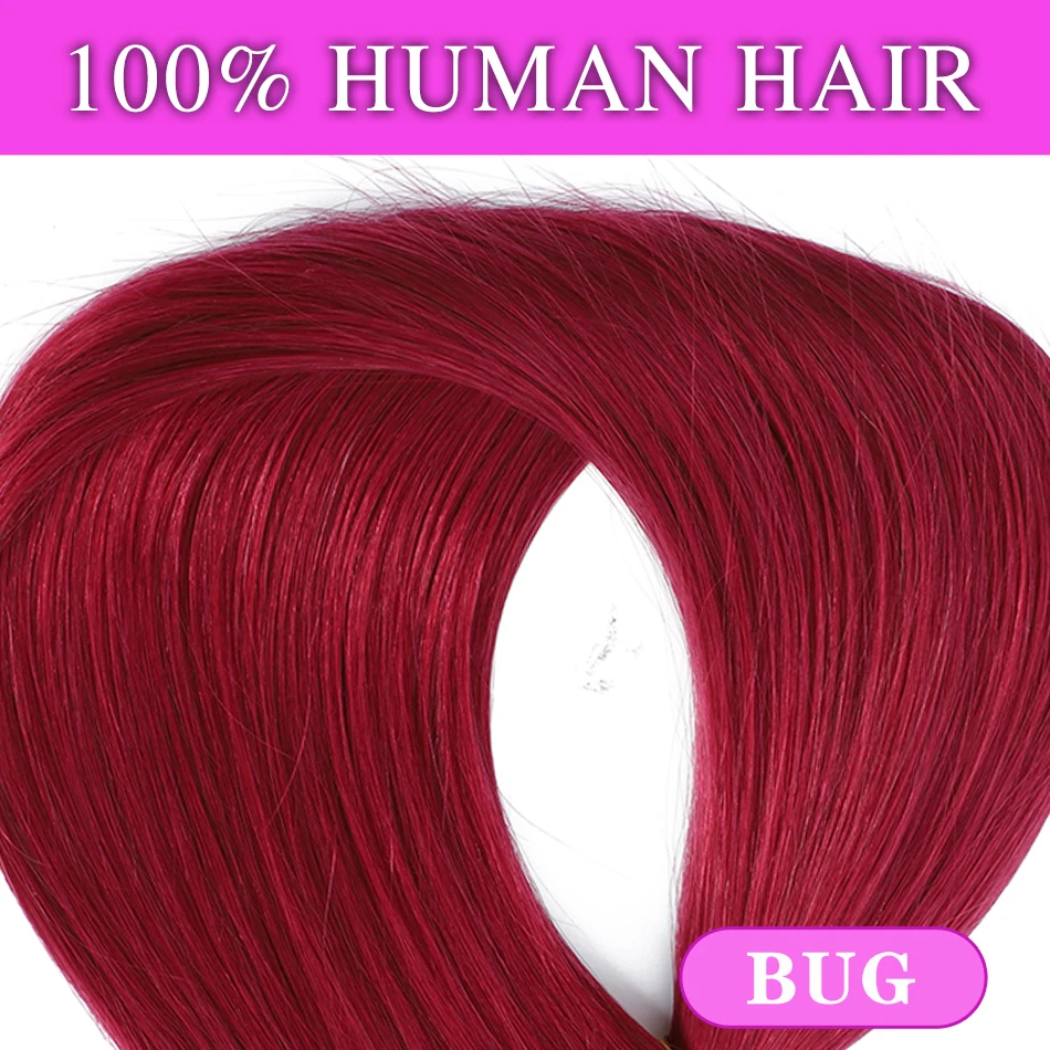 Pre Bonded V Tip Hair Extensions Human Hair Keratin Hair Extensions   12-26 Inch 100 Strand 100% Real Remy Hair Silky Straight - Image 13