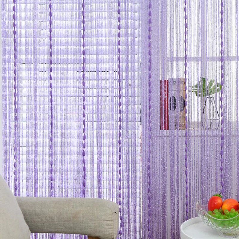 Curtains Stripe Multicolor Classic Line Curtain Window Blind Valance Room Divider Door Decorative - Image 5