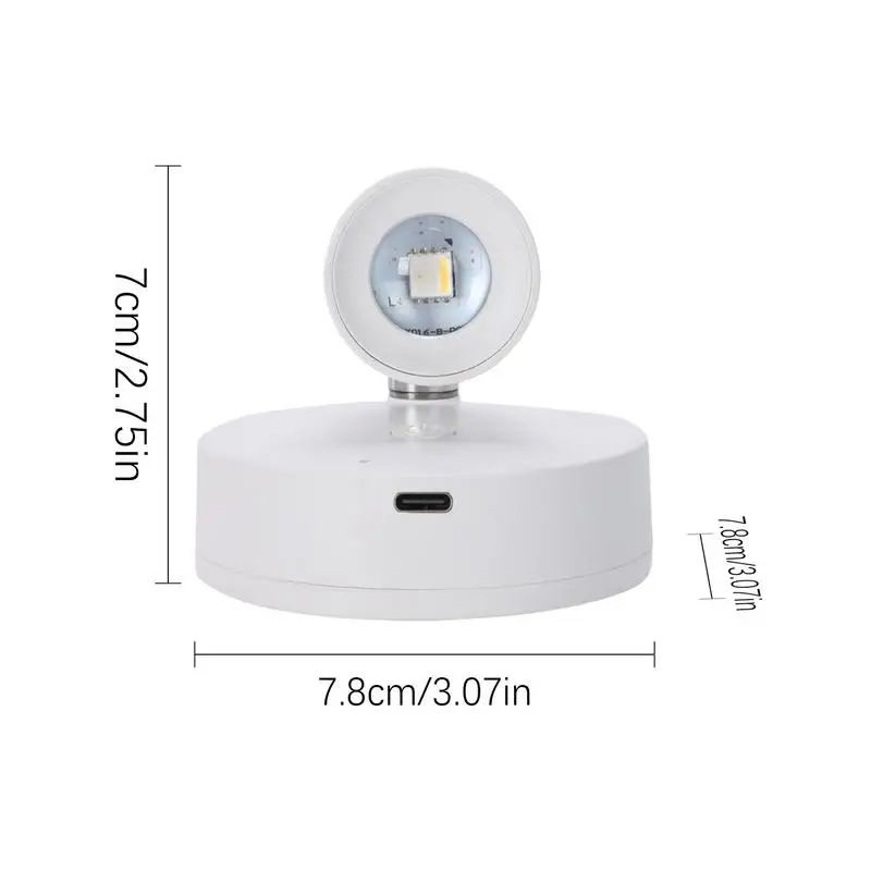 Remote Control Spotlight Rotatable Indoor Uplighting for Art Plants Rechargeable Accent Spotlights Battery Powered Ambient Light - Image 6