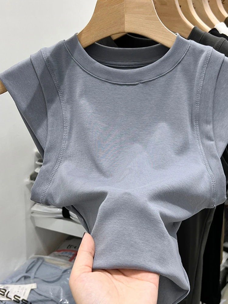 Summer Women T Shirt Girls T-Shirt Woman Clothes Tops Cotton Slim Tshirt Female Long Sleeve Crop Top Spring Tee Sexy Canale Y2k - Image 5