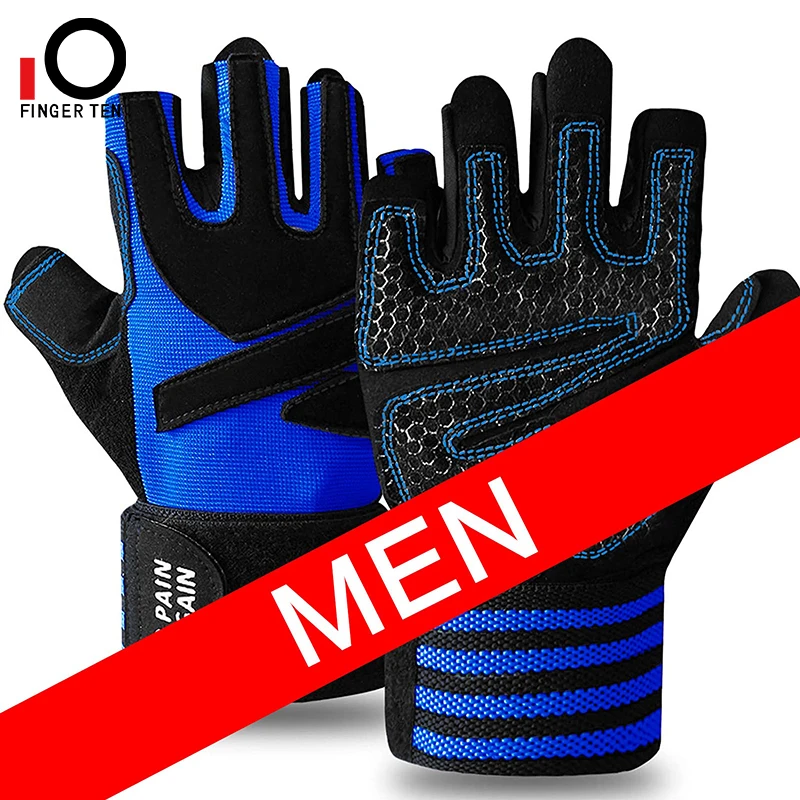 Weight Lifting Gloves Men Women Half Finger Gel Full Palm Protection Gym Glove Fitness Workout with Wrist Support Drop Shipping - Image 11