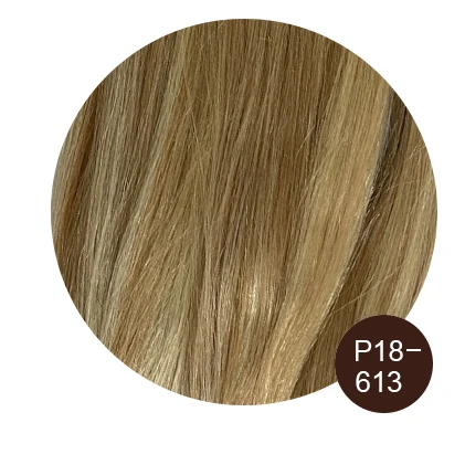 Nail U Tip Straight Hair Extensions Human Hair Machine Made Brazilan Remy Keratin Fusion Hair 0.8g/Pc Ombre Natural Color - Image 22