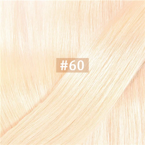 Nail U Tip Straight Hair Extensions Human Hair Machine Made Brazilan Remy Keratin Fusion Hair 0.8g/Pc Ombre Natural Color - Image 14