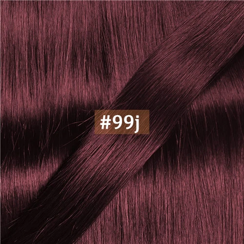 Nail U Tip Straight Hair Extensions Human Hair Machine Made Brazilan Remy Keratin Fusion Hair 0.8g/Pc Ombre Natural Color - Image 8